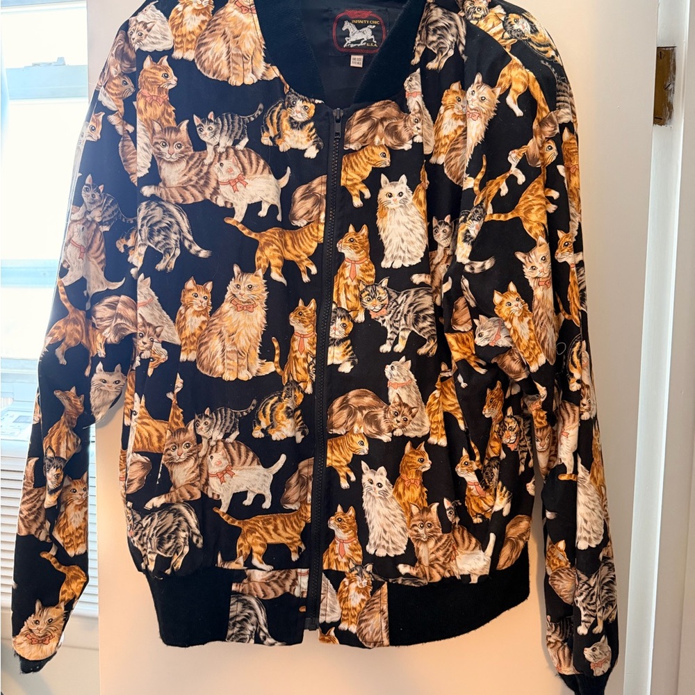INFINITY Chic Black Jacket with Gold Label